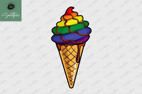 Download Gay Ice Cream LGBT Pride Rainbow PNG - Pride rainbow png Collection