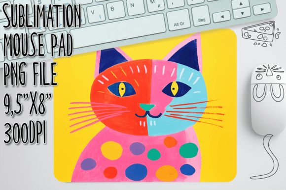 Download Charming Kitten Sublimation Mouse Pad - Sublimation mouse pad Collection
