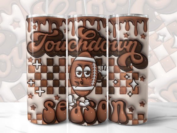 Download Football 3D Tumbler Wrap Sublimation - 3d tumbler Collection