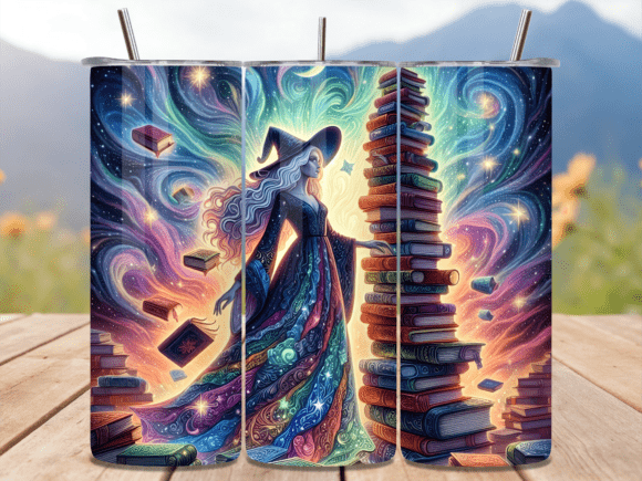 Download Magical Wizard Book 3D Tumbler Wrap - 3d tumbler Collection