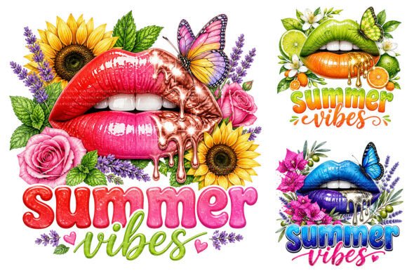 Download Summer Vibes Dripping Lips PNG - Dripping lips png Collection